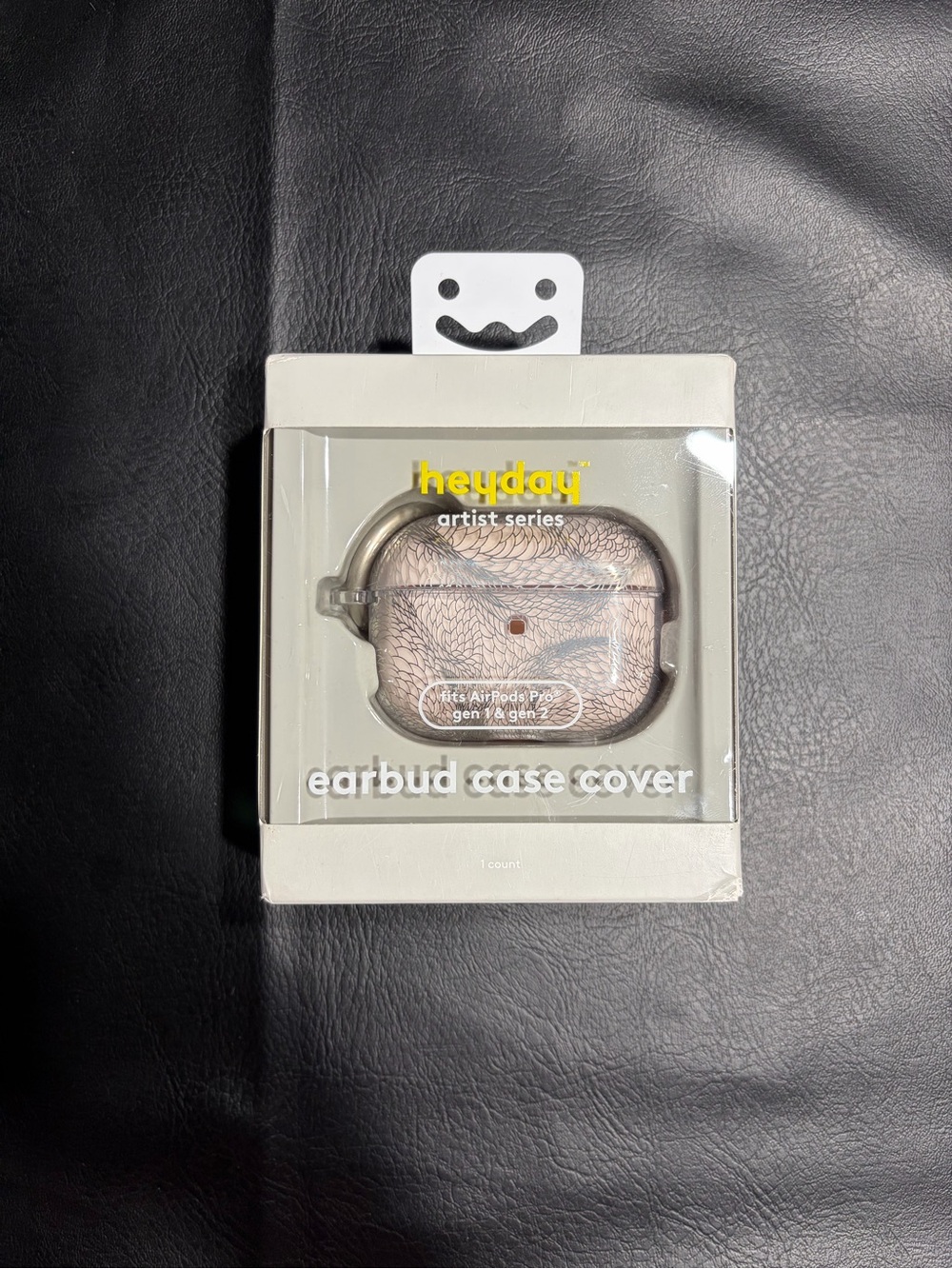 heyday Earbud Case Cover - Metallic Pink Beige